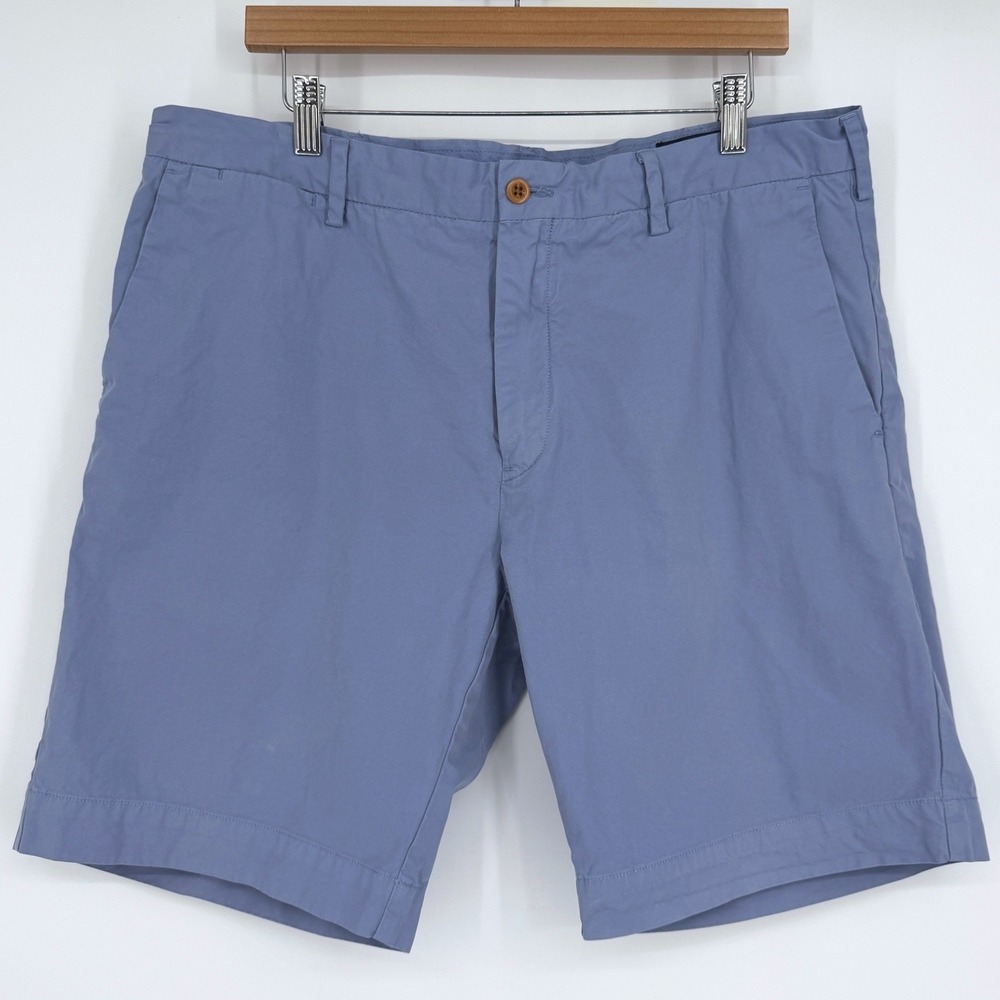 Polo Ralph Lauren Men's Blue Classic Fit Pima Cotton Shorts Sz 38 Preppy